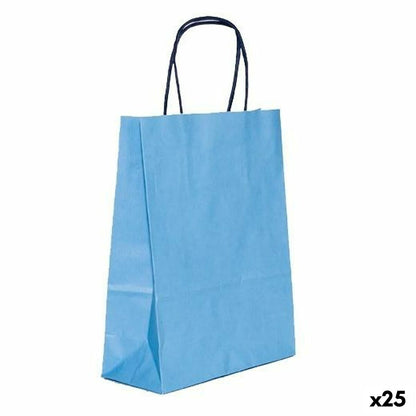 Bolsas Fama 26 x 10 x 35 cm Azul Papel Con asas 25 Unidades  Comprati.