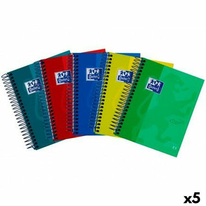 Set de Cuadernos Oxford European Book 4 Multicolor 1/8 (5 Unidades)  Comprati.