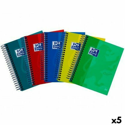 Set de Cuadernos Oxford European Book 4 Multicolor 1/8 (5 Unidades)  Comprati.