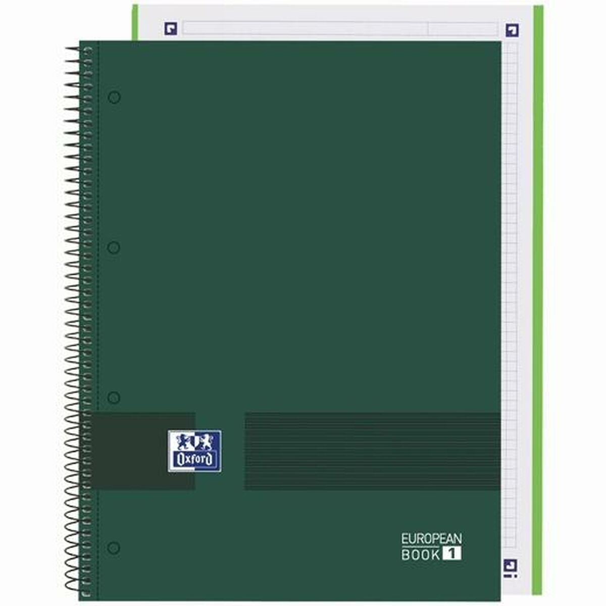 Cuaderno Oxford European Book Write&Erase Verde militar A4 (5 Unidades)  Comprati.