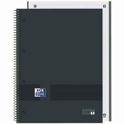 Cuaderno Oxford European Book Write&Erase Negro A4 (5 Unidades)  Comprati.