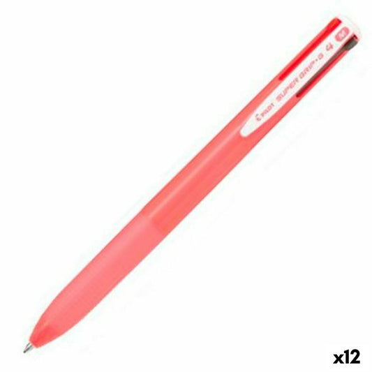 Bolígrafo Pilot Supergrip G4 Rosa claro 0,4 mm (12 Unidades)  Comprati.