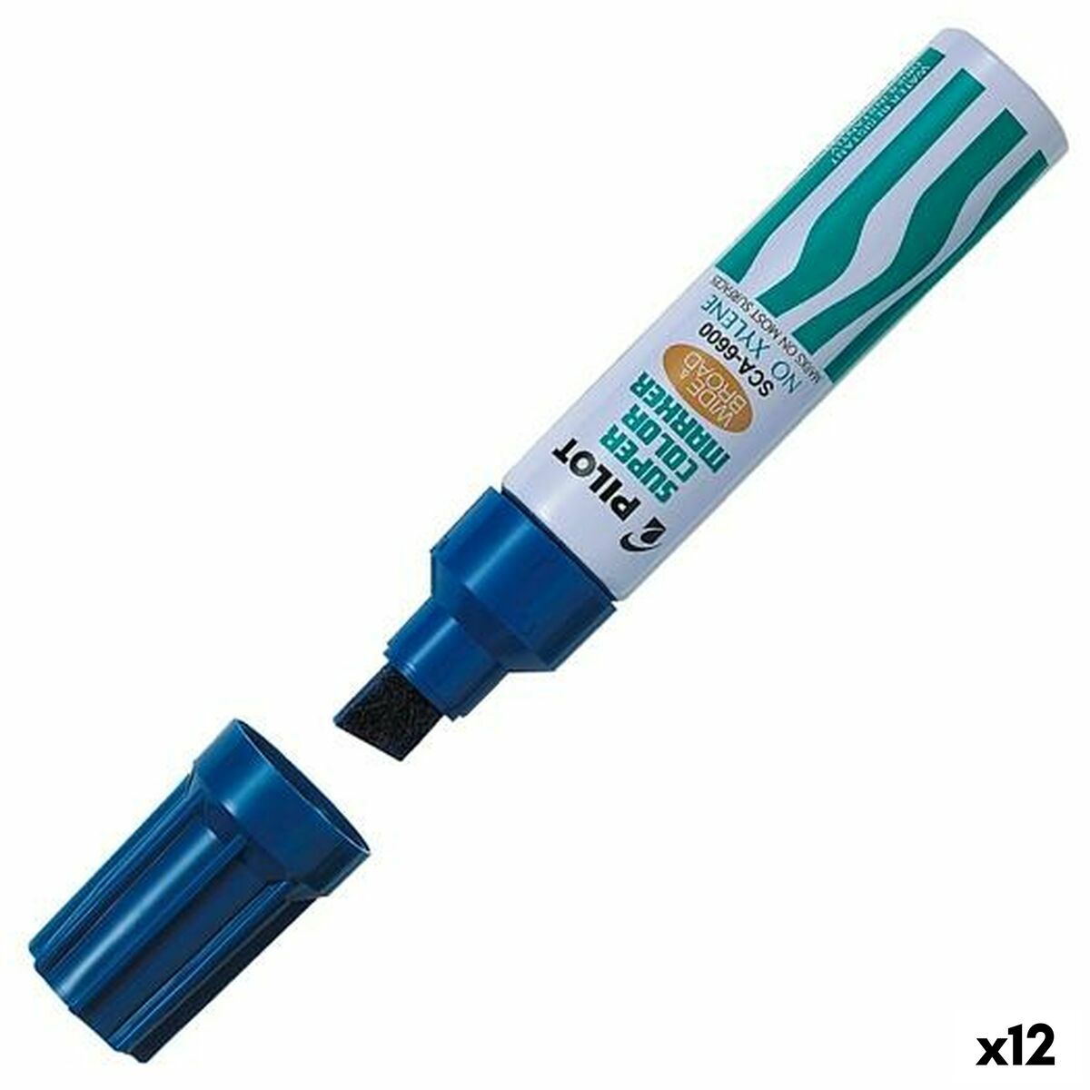 Rotulador permanente Pilot SCA-6600  Azul (12 Unidades)  Comprati.