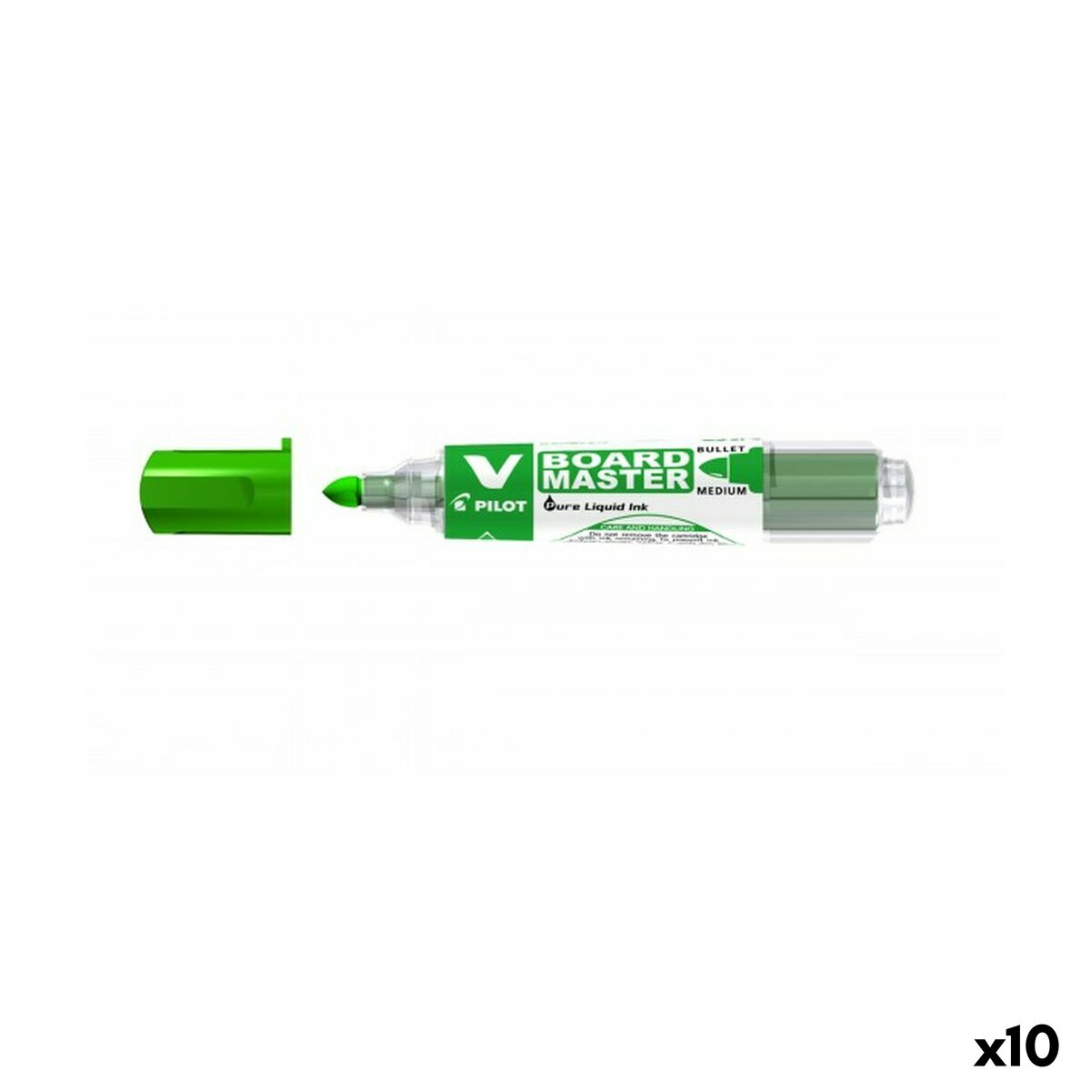 Rotulador Pilot V Board Master Pizarra blanca Recargable Verde (10 Unidades)  Comprati.