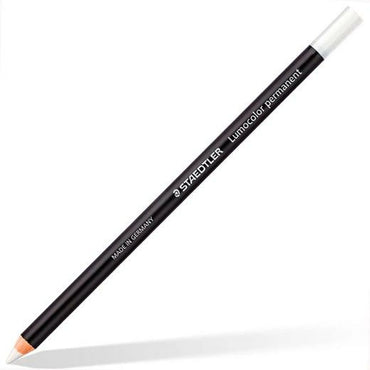 Lápices Staedtler Lumocolor Permanent Glasochrom Permanente Blanco (12 Unidades)  Comprati.