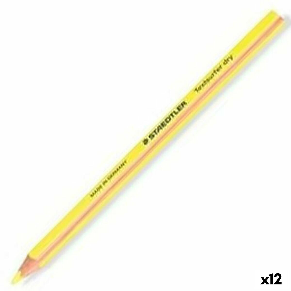 Marcador Fluorescente Staedtler Lápiz Amarillo (12 Unidades)  Comprati.