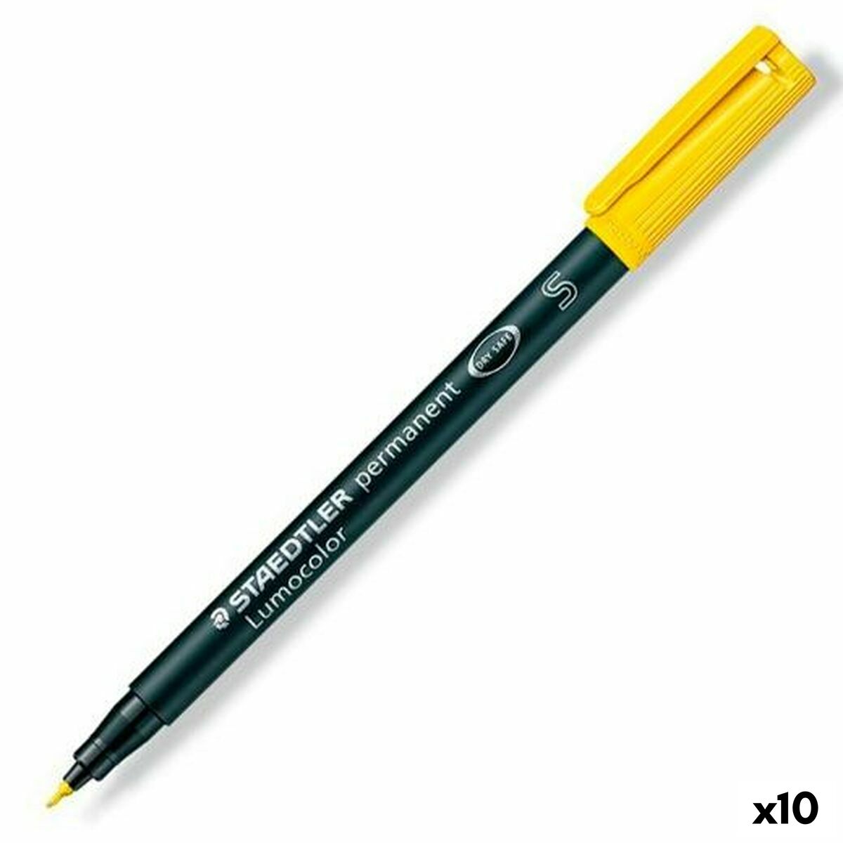 Rotulador permanente Staedtler Lumocolor 313-1 S Amarillo (10 Unidades)  Comprati.