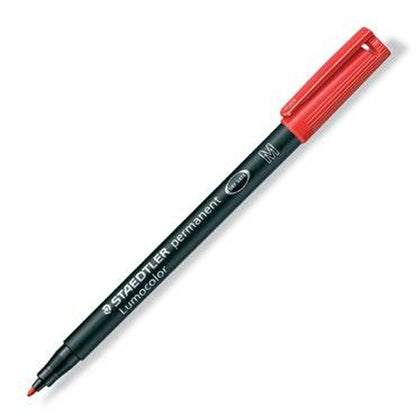 Rotulador permanente Staedtler Lumocolor 317-2 M Rojo (10 Unidades)  Comprati.