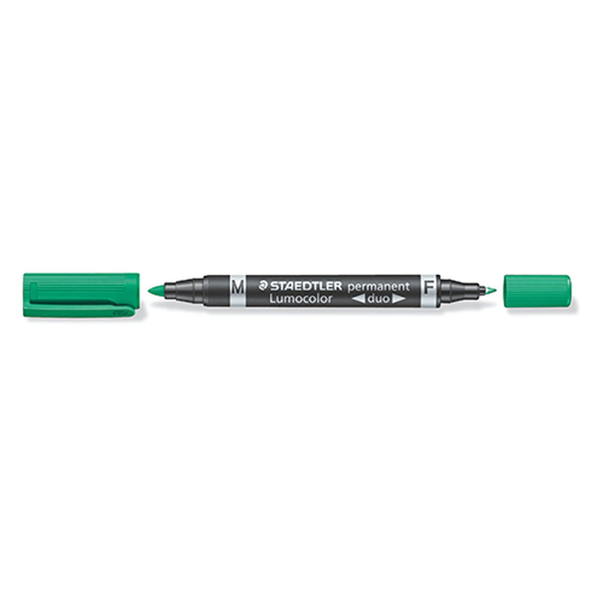 Rotulador permanente Staedtler Lumocolor Duo Verde (10 Unidades)  Comprati.