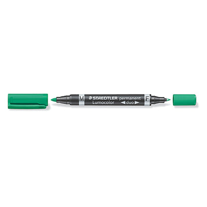 Rotulador permanente Staedtler Lumocolor Duo Verde (10 Unidades)  Comprati.