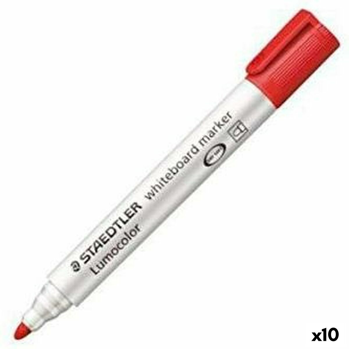 Rotuladores Staedtler Lumocolor 351-2 Pizarra blanca Blanco Rojo (10 Unidades) (1 unidad)  Comprati.