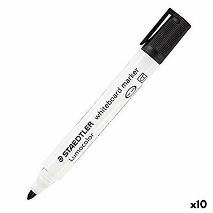 Rotuladores Staedtler Pizarra blanca Blanco Negro (10 Unidades) (1 unidad)  Comprati.