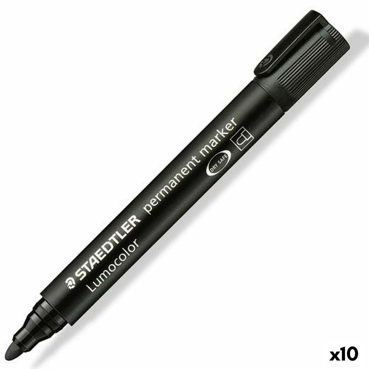 Rotulador permanente Staedtler Lumocolor 352-9 Negro (10 Unidades)  Comprati.