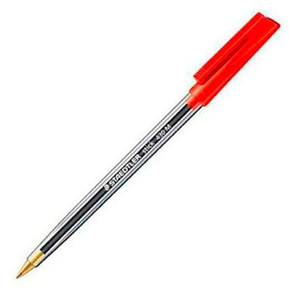 Bolígrafo Staedtler Stick 430 Rojo (50 Unidades)  Comprati.