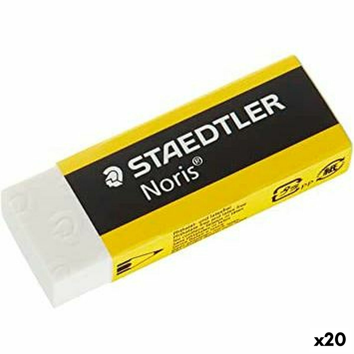 Goma de borrar Staedtler Noris (20 Unidades)  Comprati.