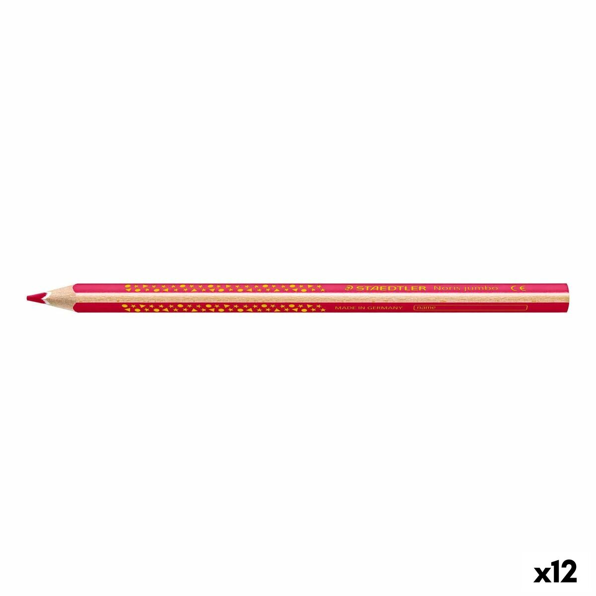 Lápices de colores Staedtler Jumbo Noris Rosa (12 Unidades)  Comprati.