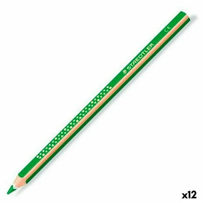 Lápices de colores Staedtler Jumbo Noris Verde (12 Unidades)  Comprati.