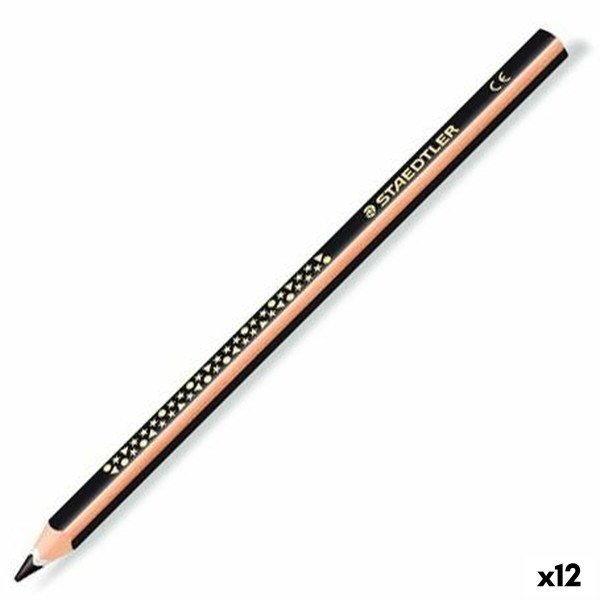 Lápices de colores Staedtler Jumbo Noris Negro (12 Unidades)  Comprati.