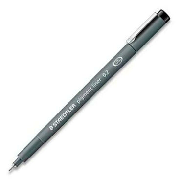 Rotuladores Staedtler Pigment Line Negro (10 Unidades)  Comprati.