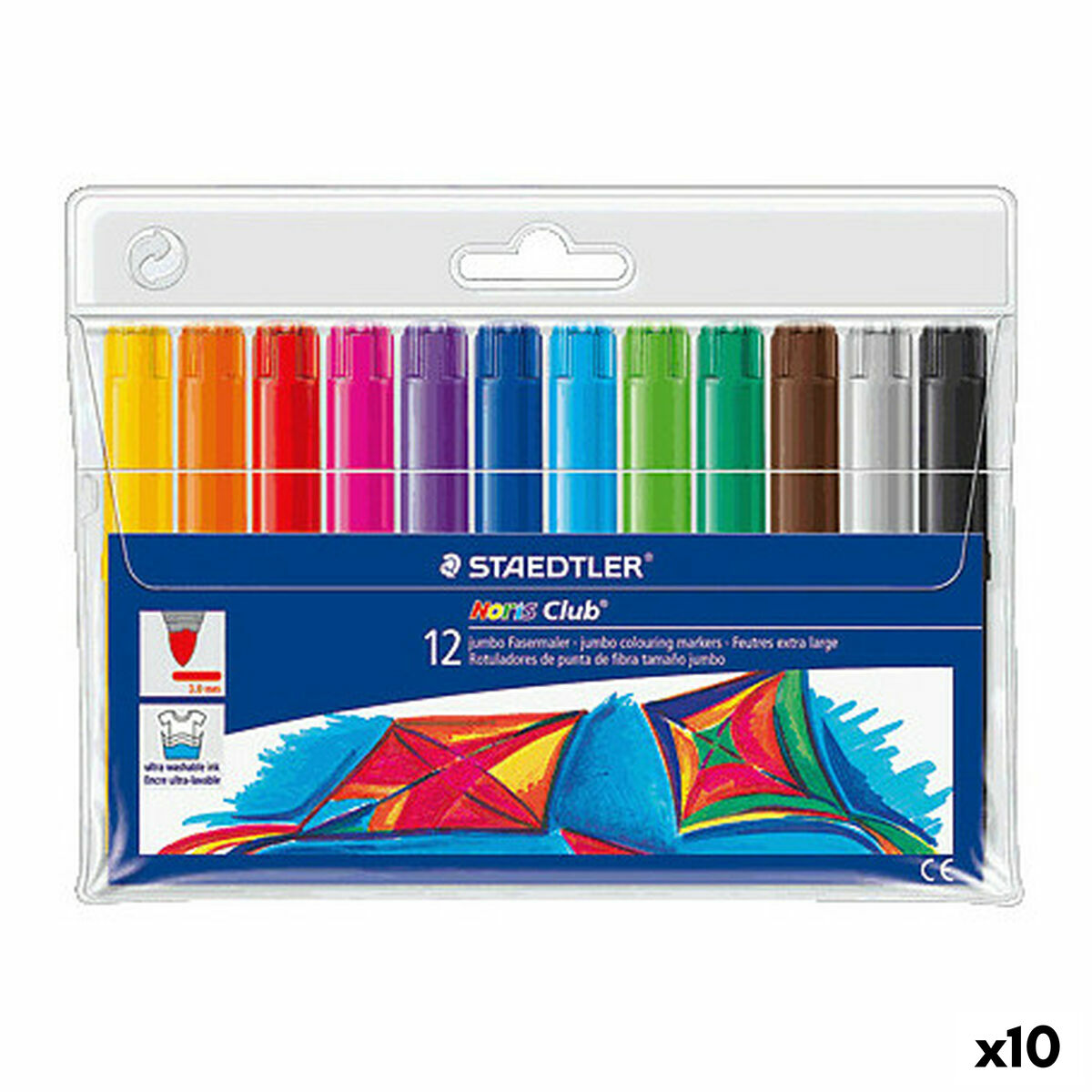 Set de Rotuladores Staedtler Noris Club Multicolor (10 Unidades)  Comprati.