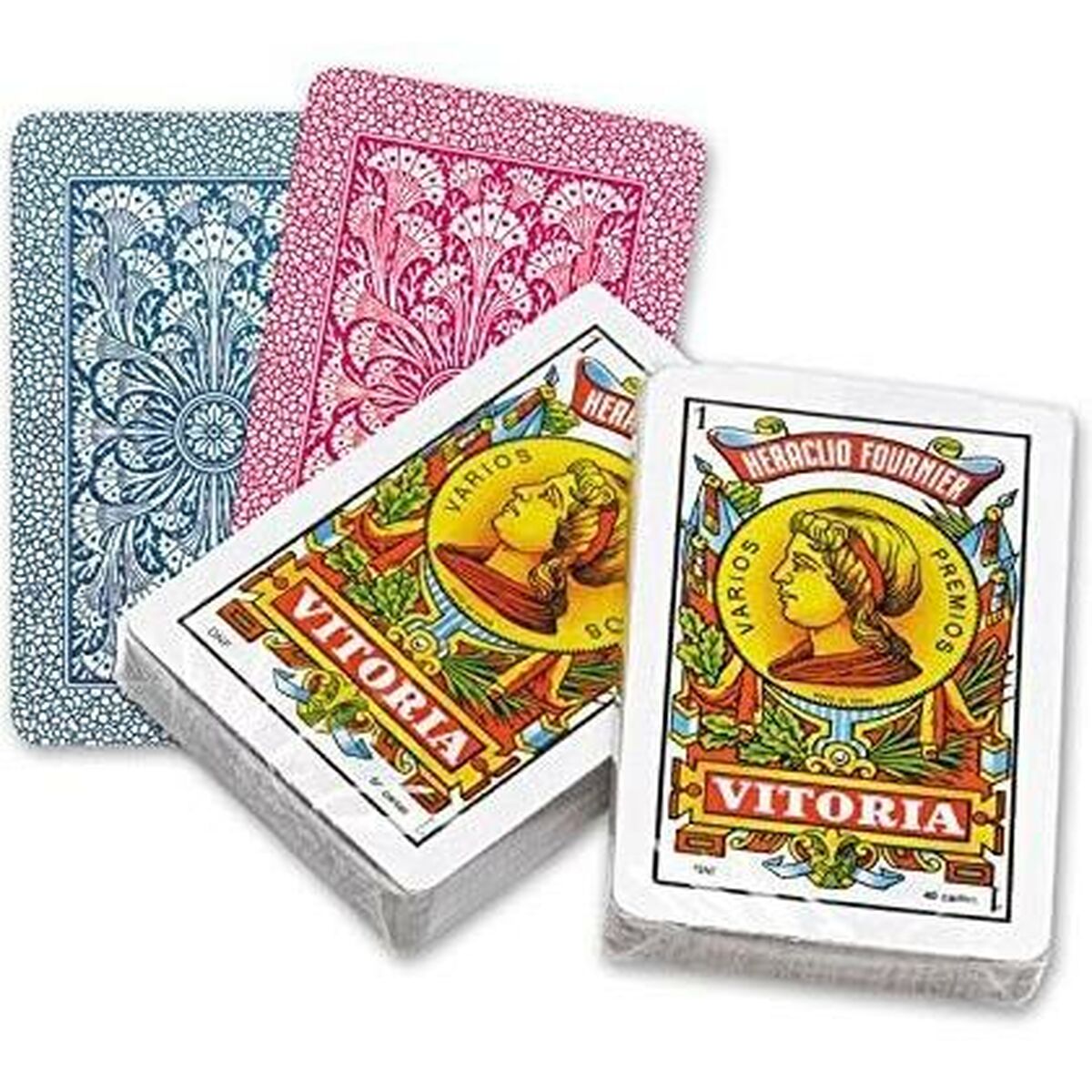 Baraja Naipes Españoles (40 Cartas) Fournier 12 Unidades (61,5 x 95 mm)  Comprati.