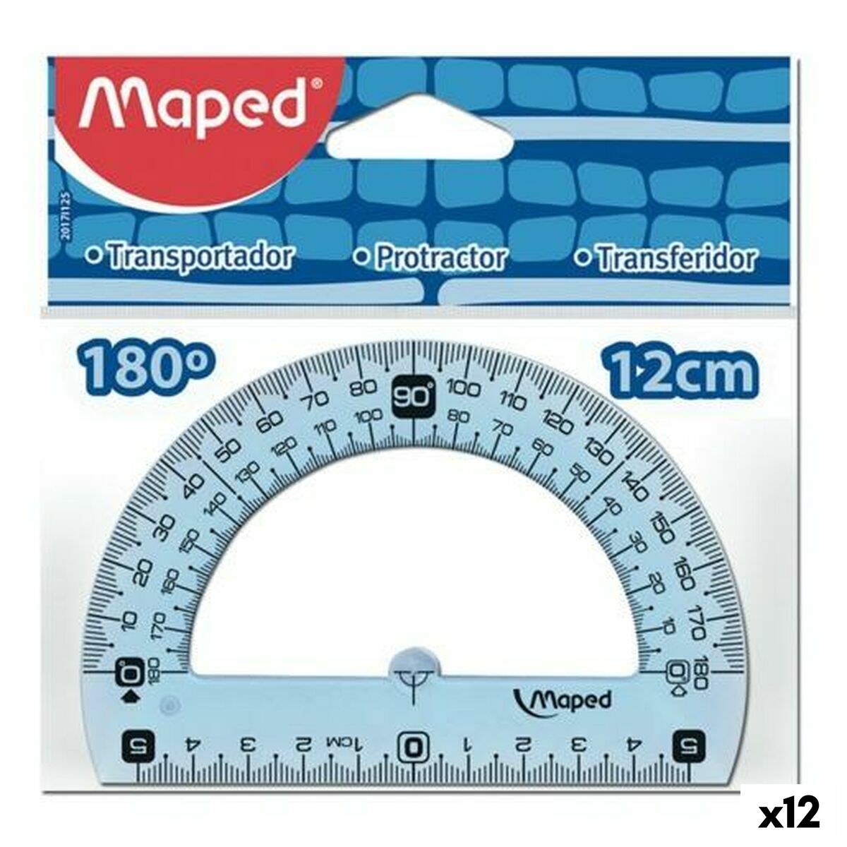 Semicírculo Maped Geometric 180º Set Plástico (12 Unidades)  Comprati.