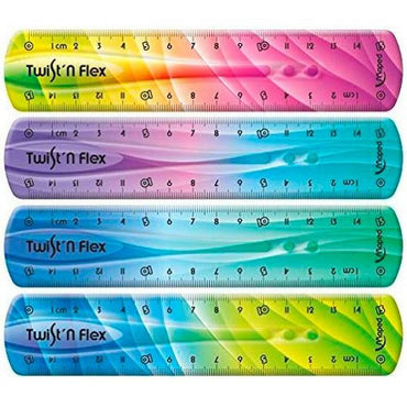 Set de reglas Maped Twist'n Flex Multicolor 15 cm Flexible 20 Unidades  Comprati.