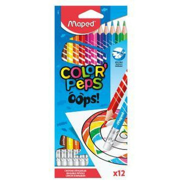 Lápices de colores Maped Color' Peps Multicolor 12 Piezas (12 Unidades)  Comprati.