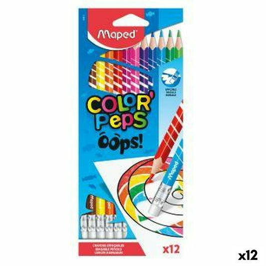 Lápices de colores Maped Color' Peps Multicolor 12 Piezas (12 Unidades)  Comprati.