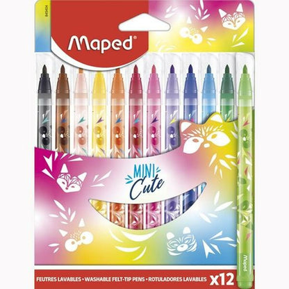 Set de Rotuladores Maped Mini Cute Multicolor 12 Piezas (12 Unidades)  Comprati.