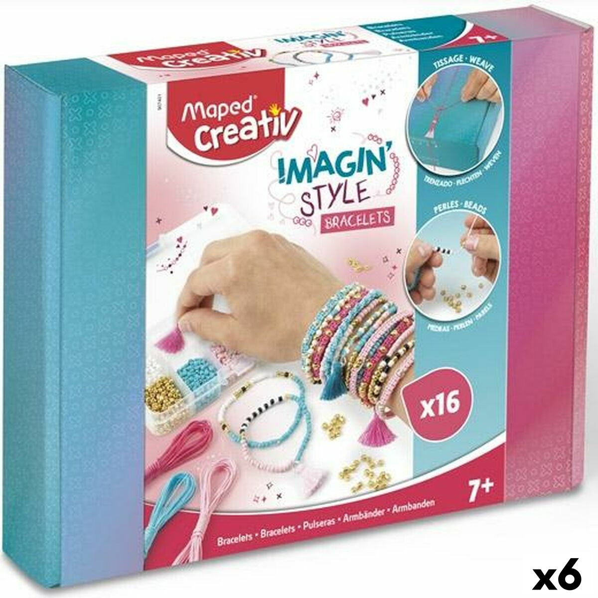 Kit Creación de Pulseras Maped Imagin Style (6 Unidades)  Comprati.