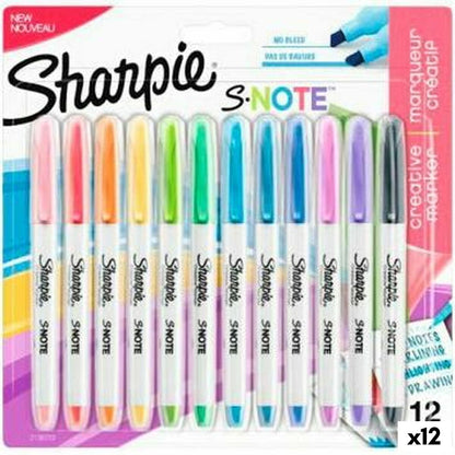 Set de Rotuladores Sharpie S-Note Multicolor 12 Piezas 1-3 mm (12 Unidades)  Comprati.