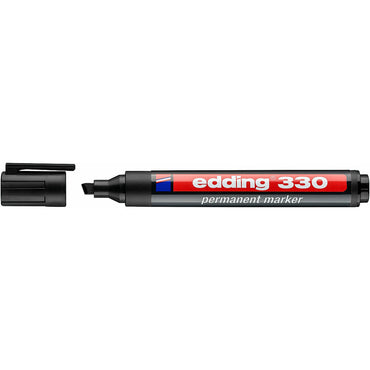 Rotulador permanente Edding 330 Negro (10 Unidades)  Comprati.