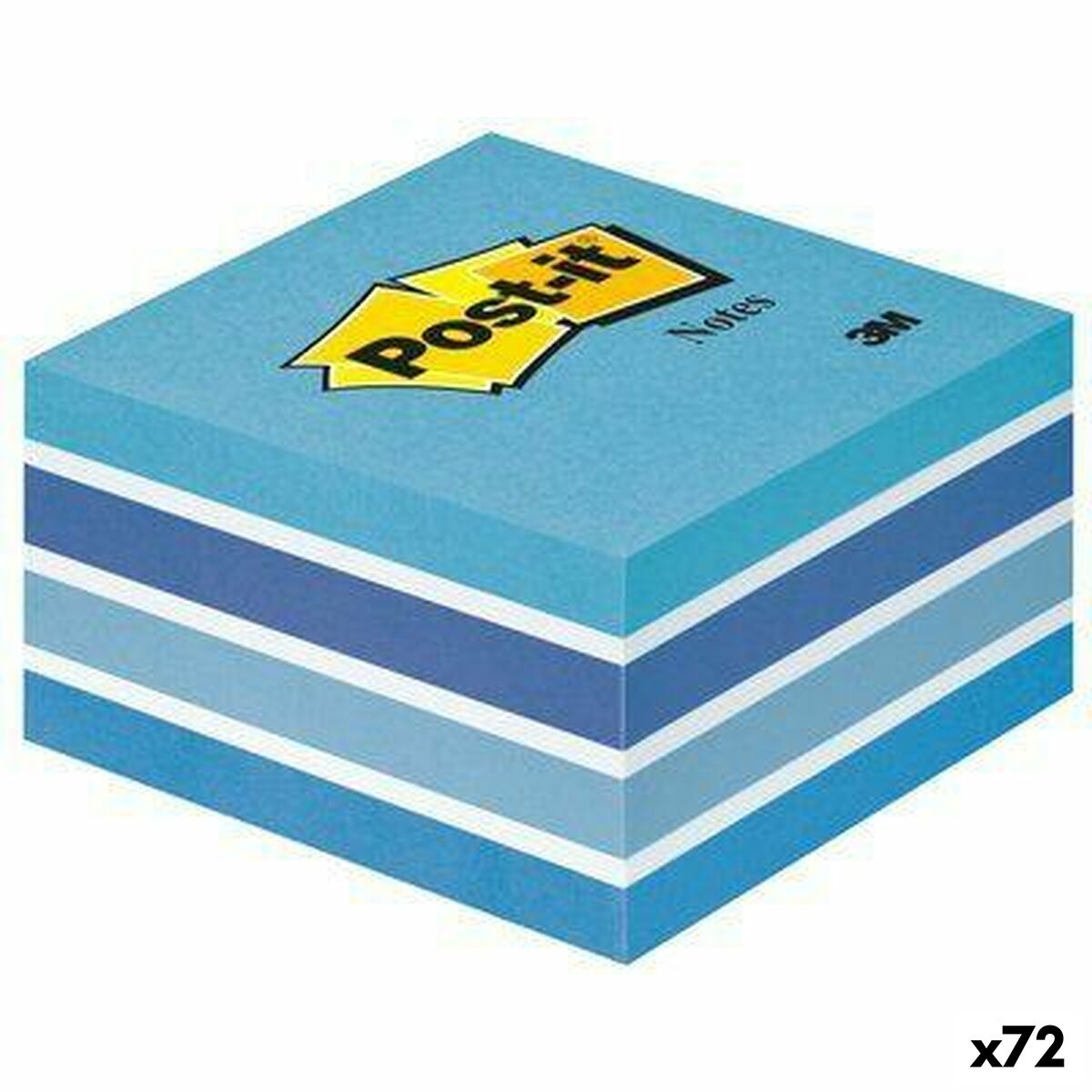 Notas Adhesivas Post-it Azul Pastel 76 x 76 mm (72 Unidades)  Comprati.