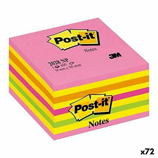 Notas Adhesivas Post-it Rosa 76 x 76 mm (72 Unidades)  Comprati.