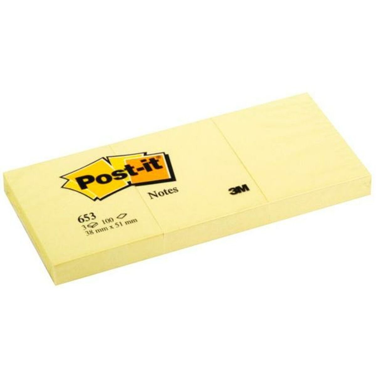 Bloc de Notas Post-it 653 20 Piezas Pack Amarillo 100 Hojas 38 x 51 mm (36 Unidades)  Comprati.