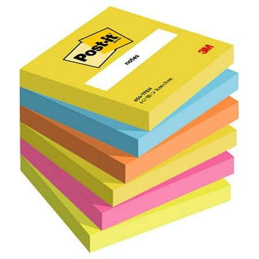 Bloc de Notas Post-it 76 x 76 mm Multicolor 100 Hojas (12 Unidades)  Comprati.