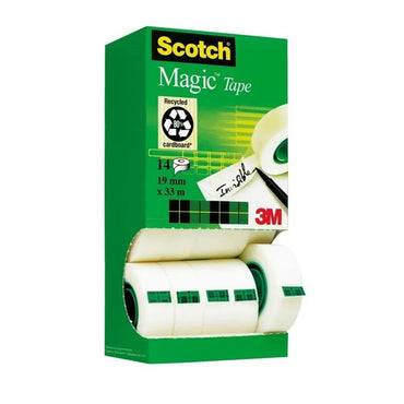 Set de Cintas Adhesivas Scotch Invisible Magic 14 Piezas 19 mm x 33 m (2 Unidades)  Comprati.