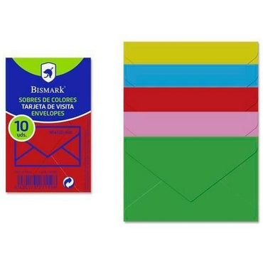 Sobres Bismark Papel Multicolor 7,6 x 12 cm (20 Unidades)  Comprati.