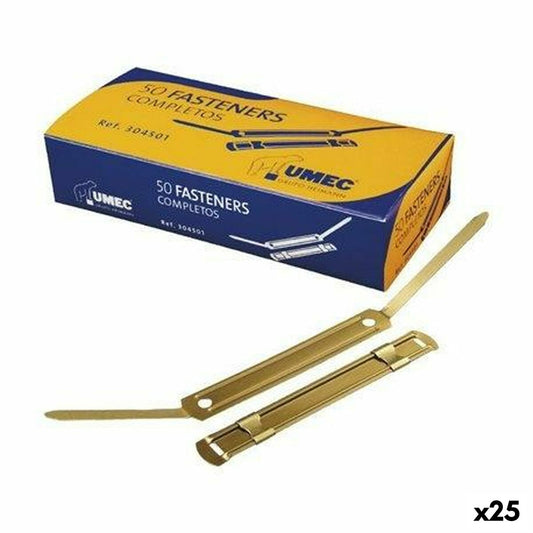 Fastener UMEC Dorado Metal (25 Unidades)  Comprati.