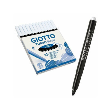 Set de Rotuladores Giotto Turbo Maxi Negro (5 Unidades)  Comprati.