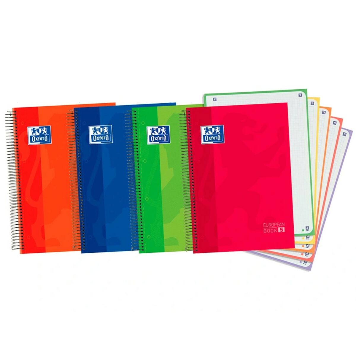 Set de Cuadernos Oxford Multicolor A4+ 120 Hojas (3 Unidades)  Comprati.