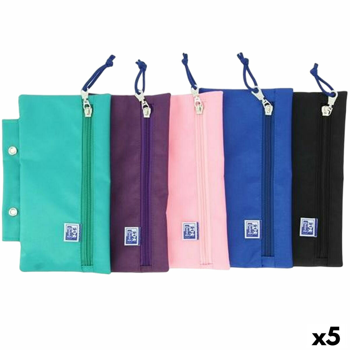 Estuche Escolar Oxford eBinder Multicolor 22 x 13 cm (5 Unidades)  Comprati.