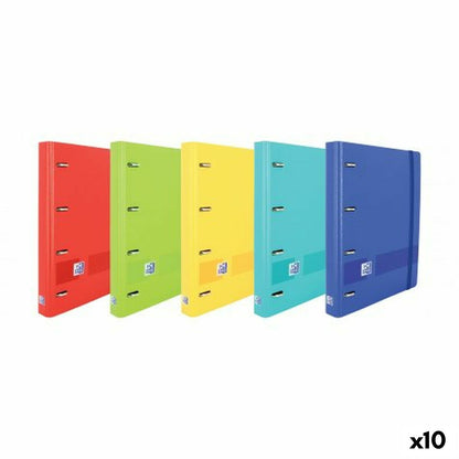 Carpeta de anillas Oxford Live & Go Multicolor A4+ (10 Unidades)  Comprati.