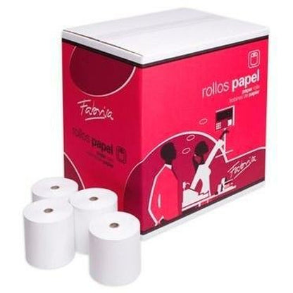 Rollo Papel Térmico Fabrisa Blanco 80 x 80 mm (6 Unidades)  Comprati.