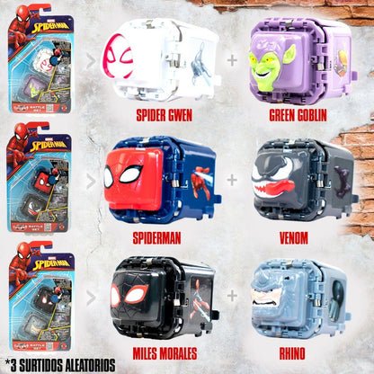 Juego de habilidad Spider-Man Battle Cubes (12 Unidades)  Comprati.