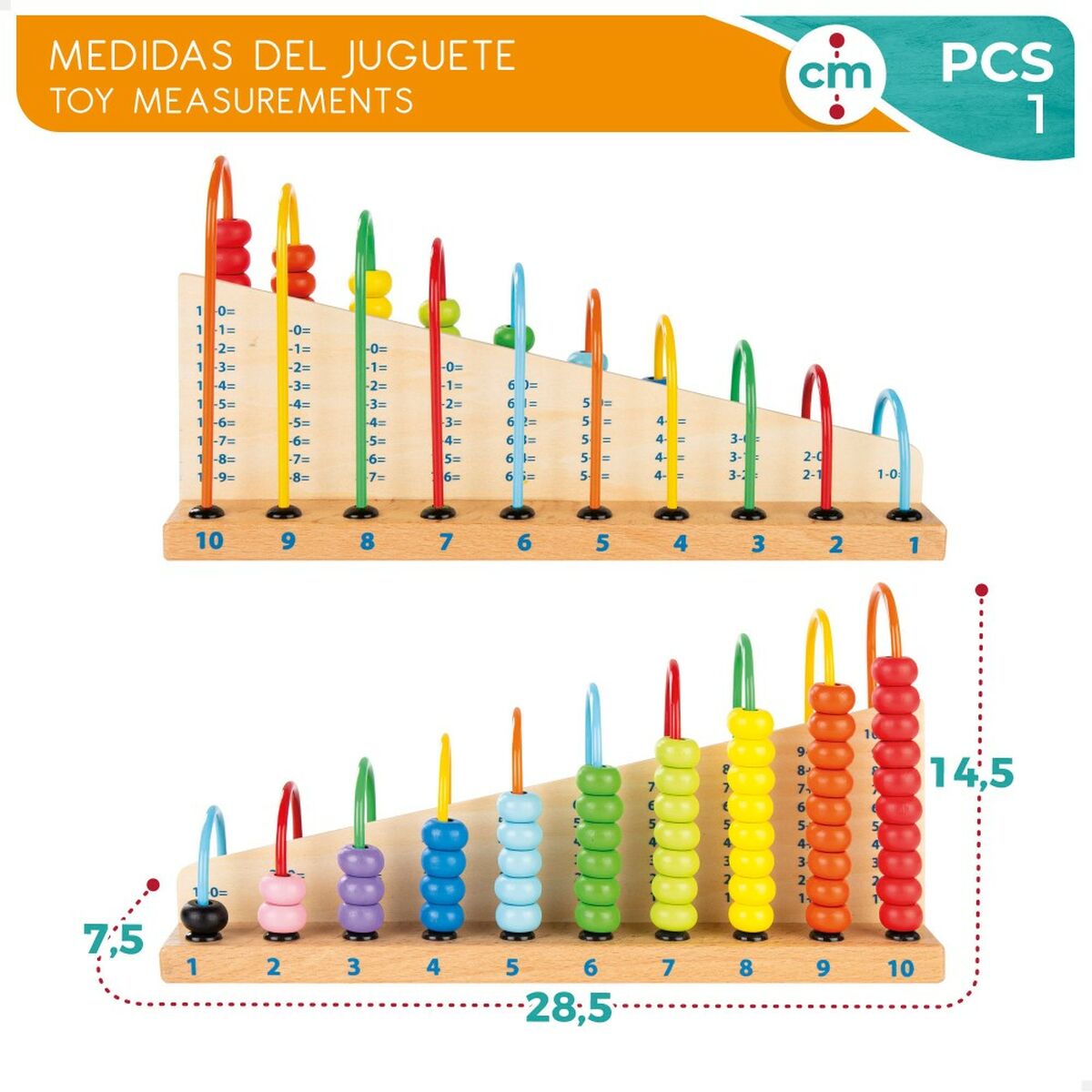 Juego Educativo Woomax 28,5 x 14,5 x 7,5 cm (6 Unidades)  Comprati.