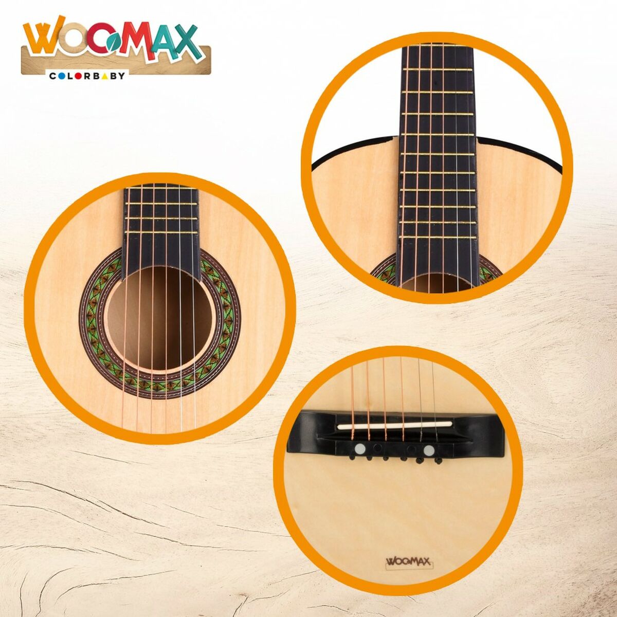 Guitarra Infantil Woomax 76 cm  Comprati.