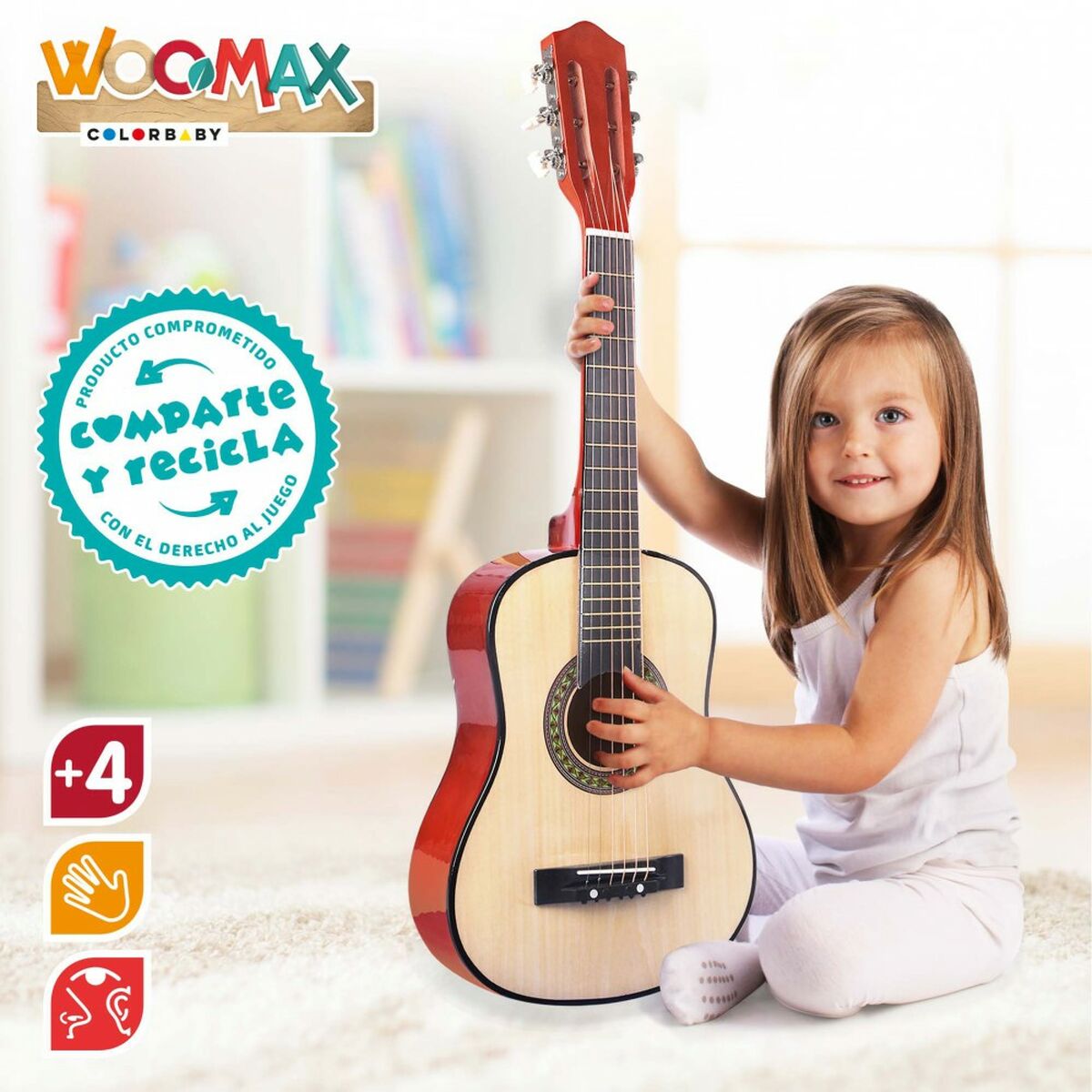 Guitarra Infantil Woomax 76 cm  Comprati.