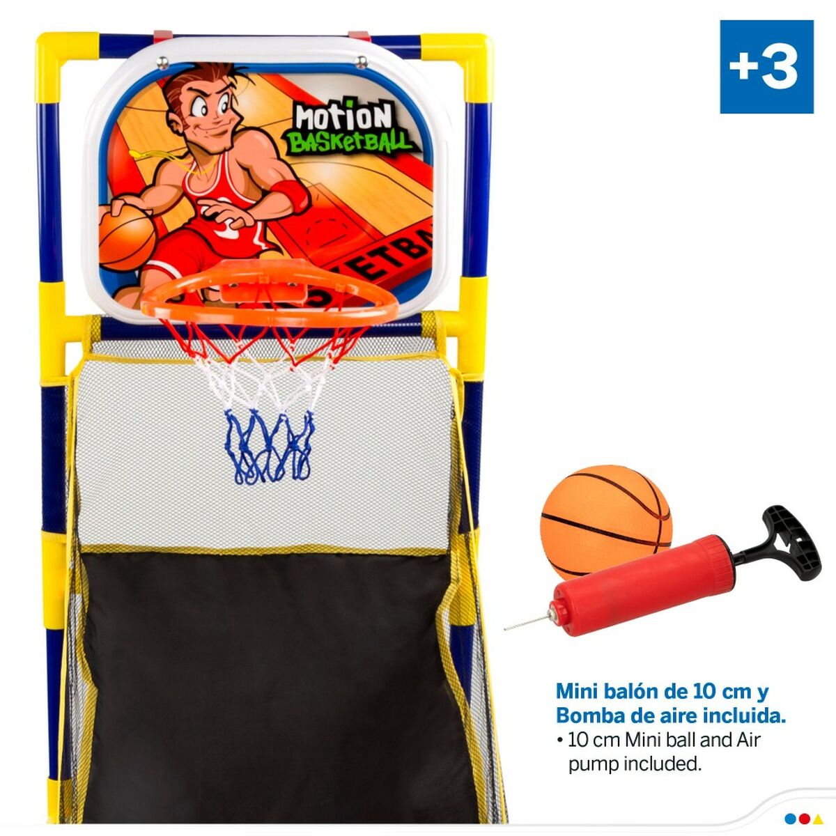 Juego de puntería Colorbaby Baloncesto 45,5 x 139 x 90 cm (2 Unidades)  Comprati.